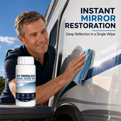 ✨ RV Fiberglass Gloss Restorer – Restore Shine & Weather Protection