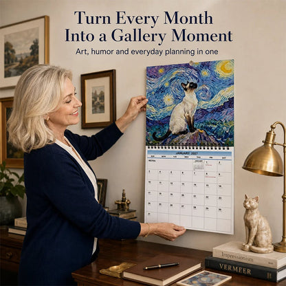 🐱 2027 Funny Cat Calendar – Meme-Inspired Wall Planner