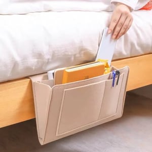 🛏️ Bedside Storage Organizer – Hanging Bed & Sofa Pocket