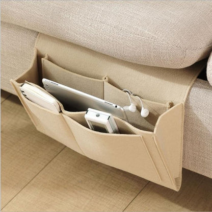 🛏️ Bedside Storage Organizer – Hanging Bed & Sofa Pocket