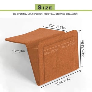 🛏️ Bedside Storage Organizer – Hanging Bed & Sofa Pocket