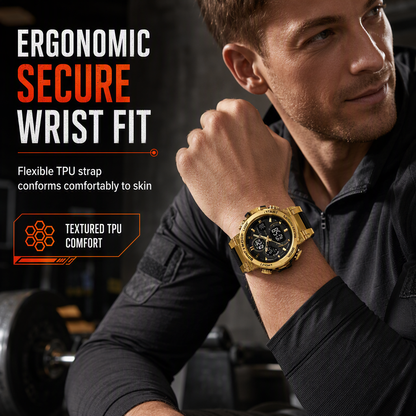 ⌚ Tactical Dual-Display Rugged Watch - 50M Waterproof Military Sports Watch ⚡
