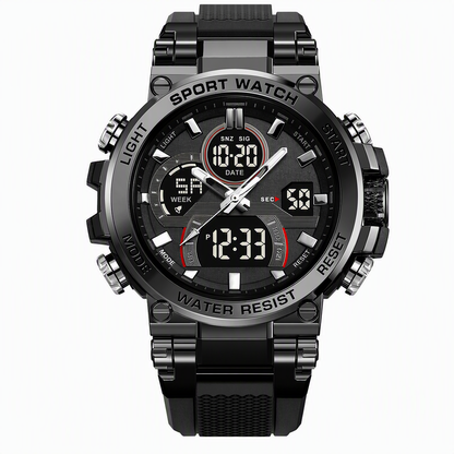 ⌚ Tactical Dual-Display Rugged Watch - 50M Waterproof Military Sports Watch ⚡