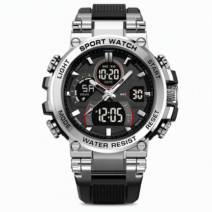 ⌚ Tactical Dual-Display Rugged Watch - 50M Waterproof Military Sports Watch ⚡