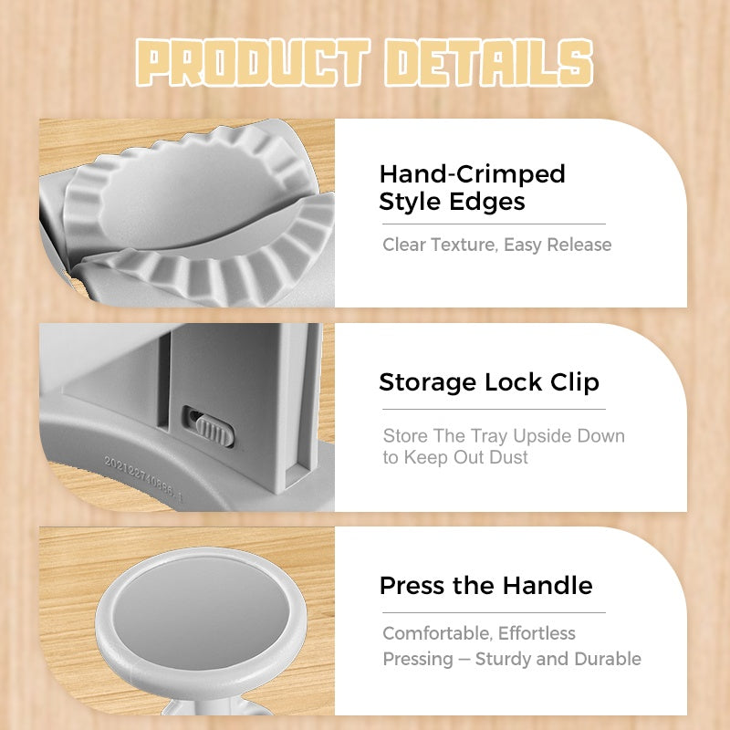 🥟 Dumpling Maker Press – Easy Handheld Dumpling Mold