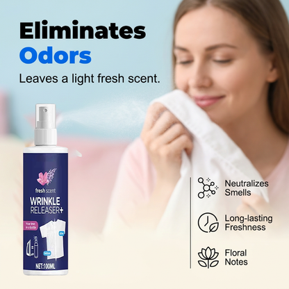 👔 Instant Wrinkle Releaser Spray - Travel Size No Iron Fabric Refresher 100ml ✈️
