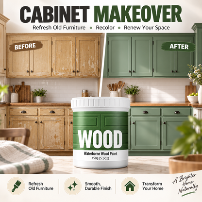 🎨 Water-Based Wood Paint – Furniture Refinishing Paint for DIY Makeovers