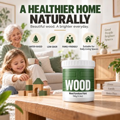🎨 Water-Based Wood Paint – Furniture Refinishing Paint for DIY Makeovers