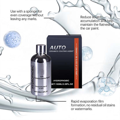 🚗 Car Ceramic Coating Spray – Hydrophobic Gloss Paint Care