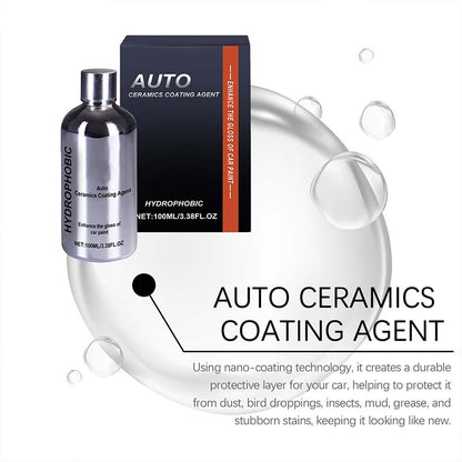 🚗 Car Ceramic Coating Spray – Hydrophobic Gloss Paint Care