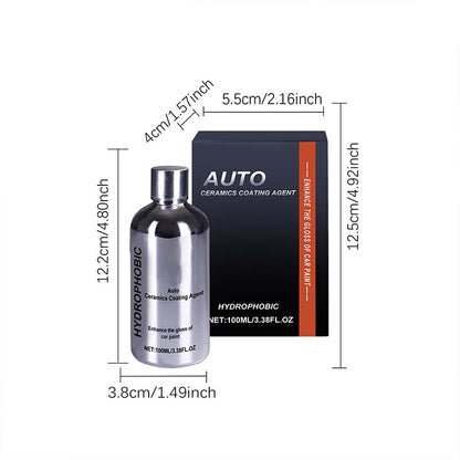 🚗 Car Ceramic Coating Spray – Hydrophobic Gloss Paint Care