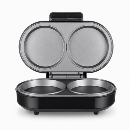 🍳 Smart Dual Breakfast Maker - Double Cooking Non-Stick Burger & Egg Press ⚡