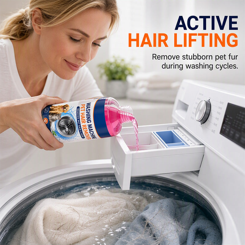 🐾 Pet Hair Laundry & Washer Cleaner – 110ML Formula 🧺
