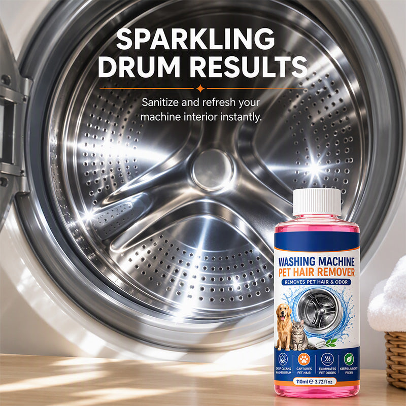 🐾 Pet Hair Laundry & Washer Cleaner – 110ML Formula 🧺