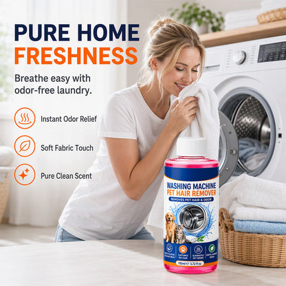🐾 Pet Hair Laundry & Washer Cleaner – 110ML Formula 🧺