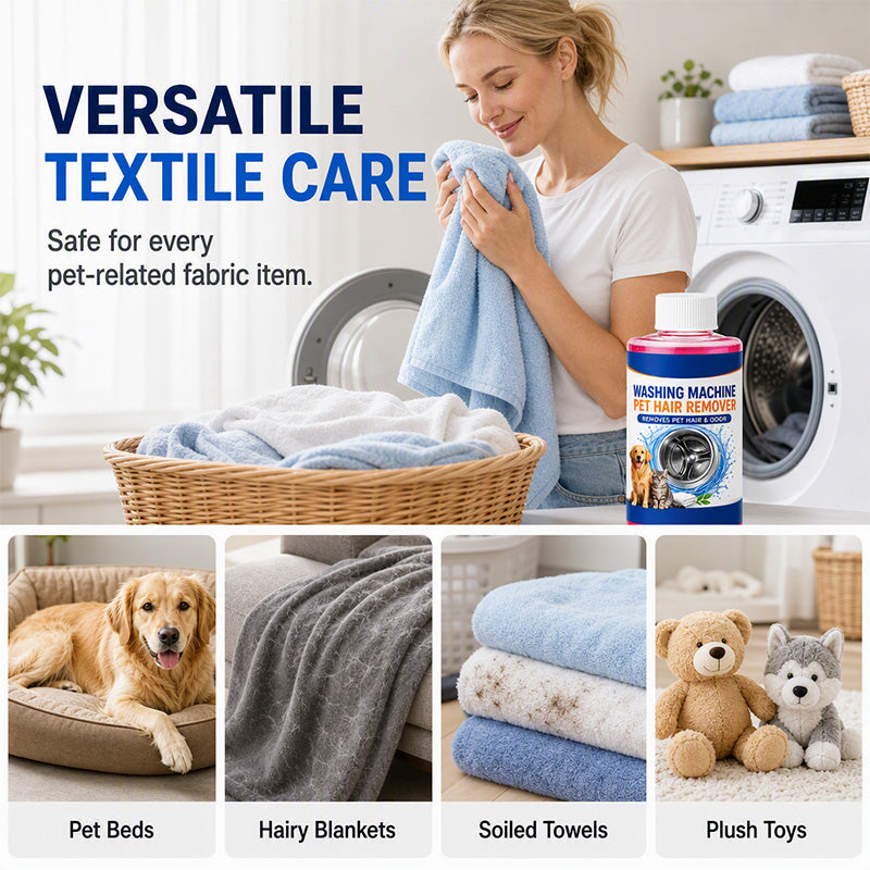 🐾 Pet Hair Laundry & Washer Cleaner – 110ML Formula 🧺