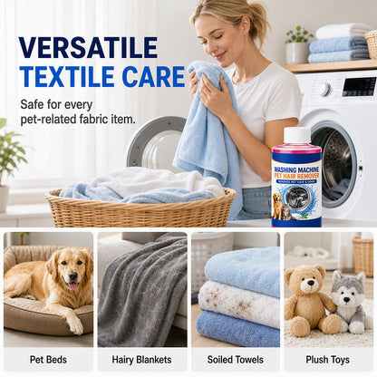 🐾 Pet Hair Laundry & Washer Cleaner – 110ML Formula 🧺
