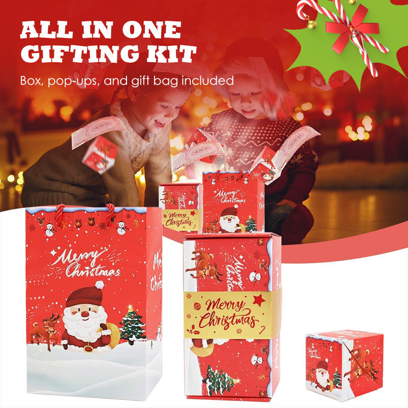 🎁 Christmas Surprise Pop-Up Explosion Gift Box - Holiday Money & Gift Box 🎄