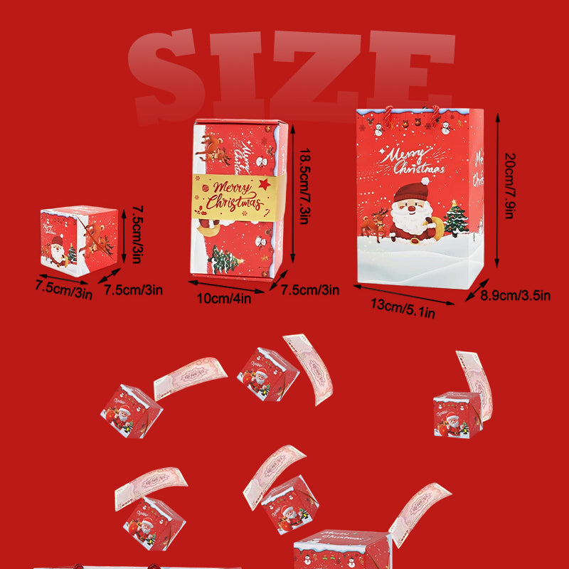 🎁 Christmas Surprise Pop-Up Explosion Gift Box - Holiday Money & Gift Box 🎄
