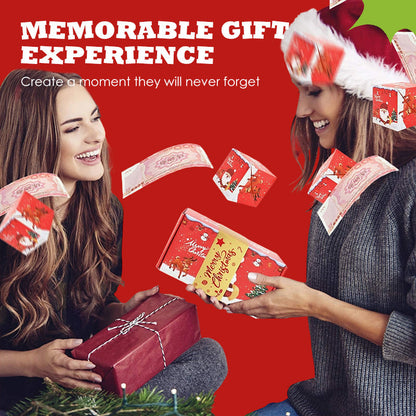 🎁 Christmas Surprise Pop-Up Explosion Gift Box - Holiday Money & Gift Box 🎄