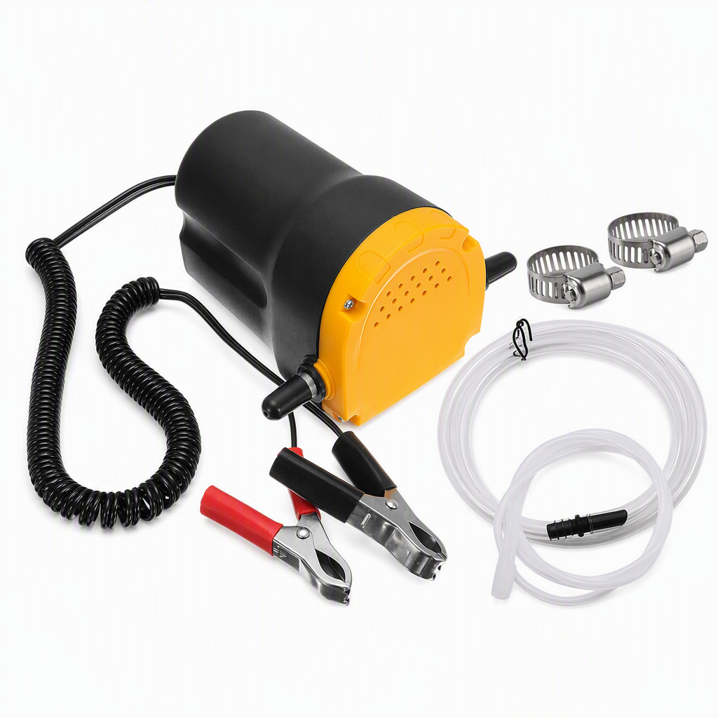 🔧 12V/24V Electric Oil Transfer Pump – Self-Priming Fluid Extractor ⚡