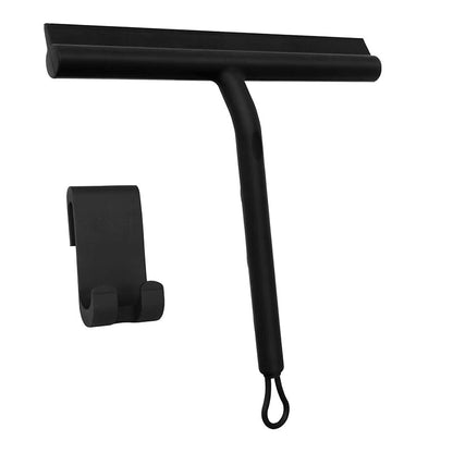🧼 Silicone Shower Squeegee with Hook – Glass & Bathroom Cleaner ✨