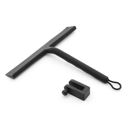 🧼 Silicone Shower Squeegee with Hook – Glass & Bathroom Cleaner ✨