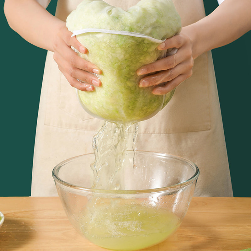 🥛 Soy Milk Bag & All-Purpose Food Mesh Strainer - Fine Nylon Dehydration Filter 🥟