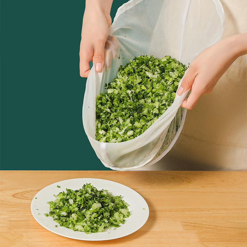 🥛 Soy Milk Bag & All-Purpose Food Mesh Strainer - Fine Nylon Dehydration Filter 🥟