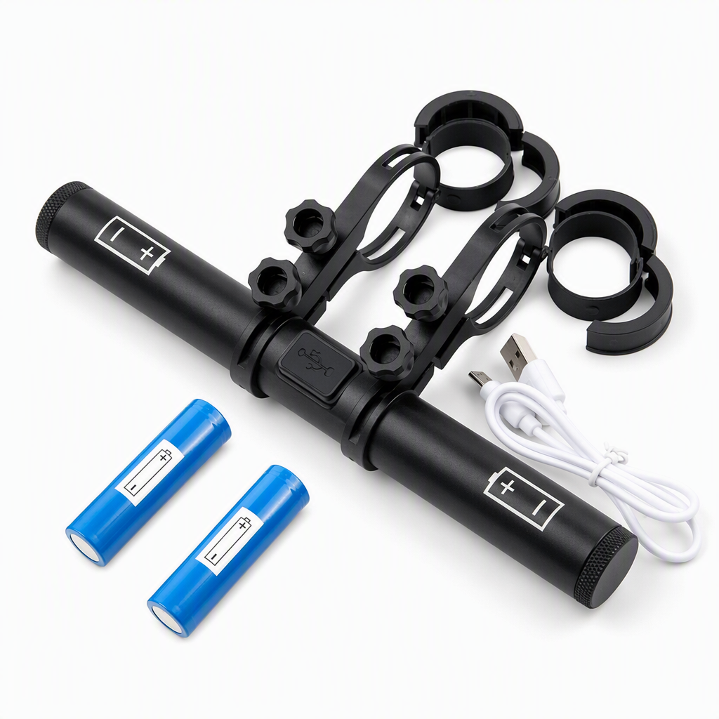 🚴 Bike Handlebar Extension Mount with Power Bank - USB Rechargeable Extension Bar ⚡