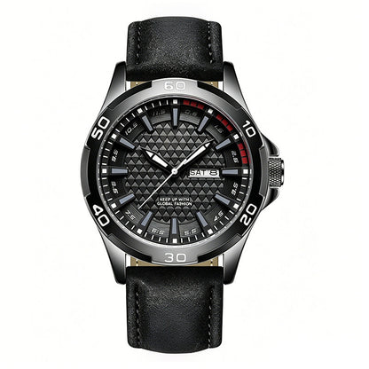⌚ Luminous 30M Sports Wristwatch - Geometric Dial Quartz Men's Watch ⚡