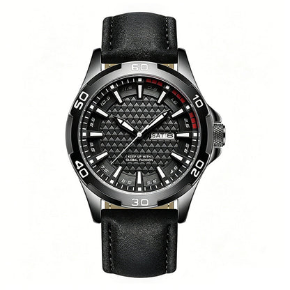 ⌚ Luminous 30M Sports Wristwatch - Geometric Dial Quartz Men's Watch ⚡