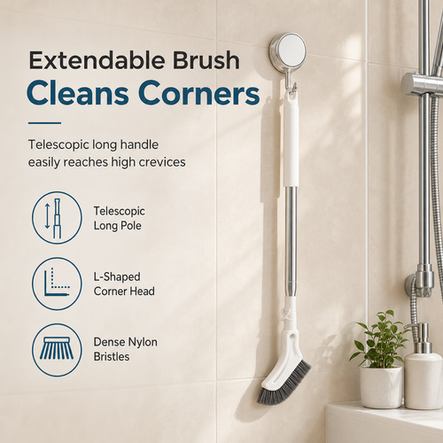 🏆 LIMITED-TIME 49% OFF! ✨Multifunctional Extendable Long Handle Floor Scrub Brush