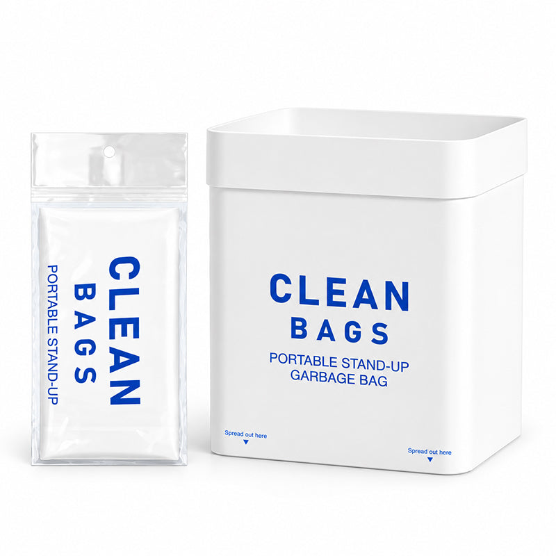 🚗 Self-Standing Car Trash Bags – Adhesive, Leak-Resistant Design ✨