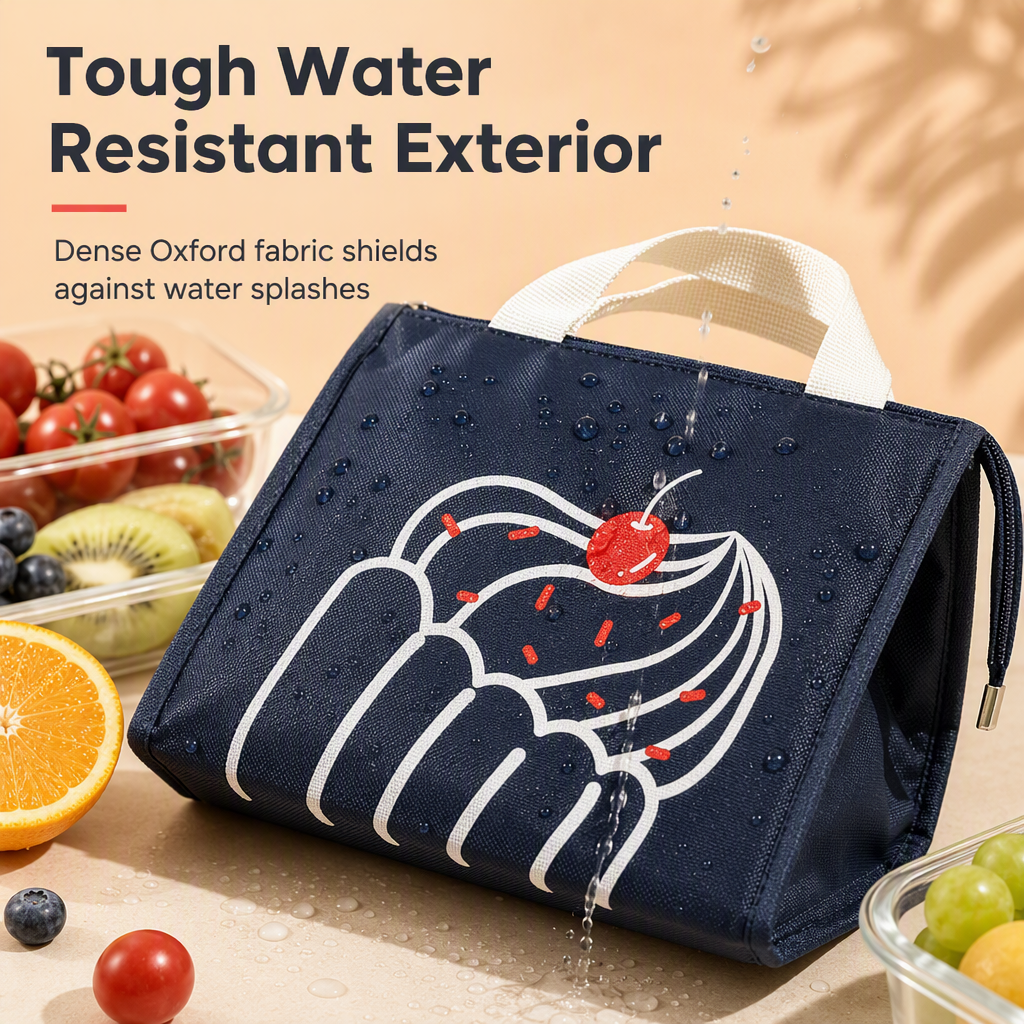🍱 Insulated Lunch Bag – Large Reusable Thermal Tote for Hot & Cold Meals ✨