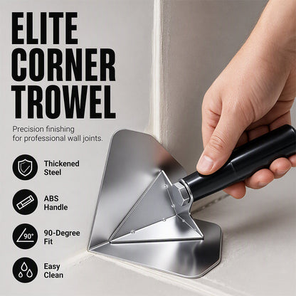 🛠️ Corner Trowel for Drywall & Plaster – Stainless Steel Blade ✨