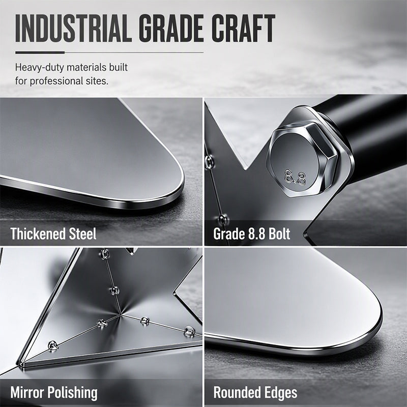 🛠️ Corner Trowel for Drywall & Plaster – Stainless Steel Blade ✨