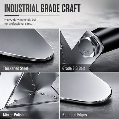 🛠️ Corner Trowel for Drywall & Plaster – Stainless Steel Blade ✨