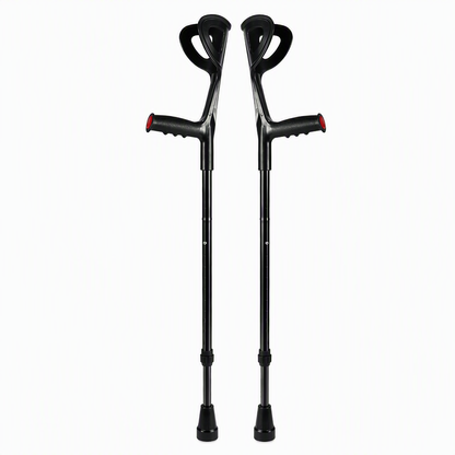 🦯 Shock Absorbing Forearm Elbow Crutches Folding Walking Stick 🩺