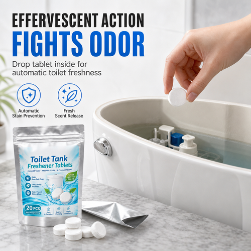 🧼 20 Pack Automatic Toilet Tank Freshener & Deodorizer Tablets 💧