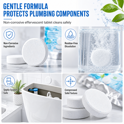🧼 20 Pack Automatic Toilet Tank Freshener & Deodorizer Tablets 💧