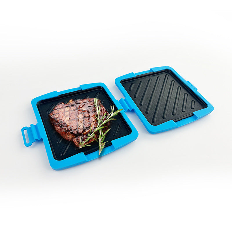 🥪 Non-Stick Microwave & Oven Sandwich Maker – Crispy Breakfast Pan 🧀