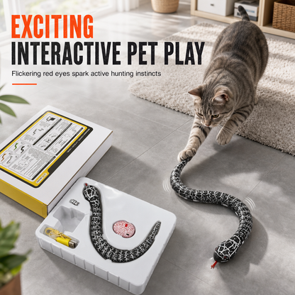 🐍 Smart Sensing Interactive Snake Toy Smart Obstacle Avoidance 🎮