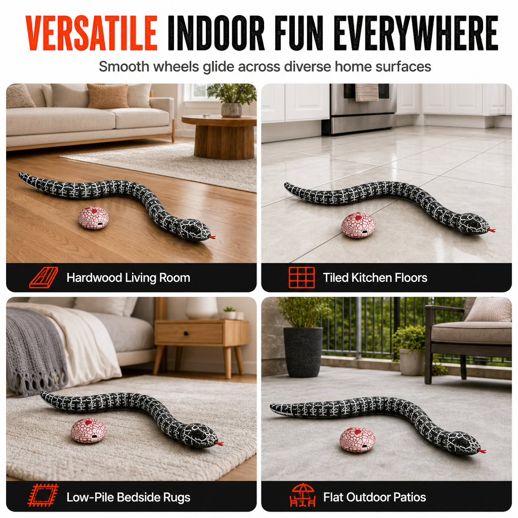 🐍 Smart Sensing Interactive Snake Toy Smart Obstacle Avoidance 🎮