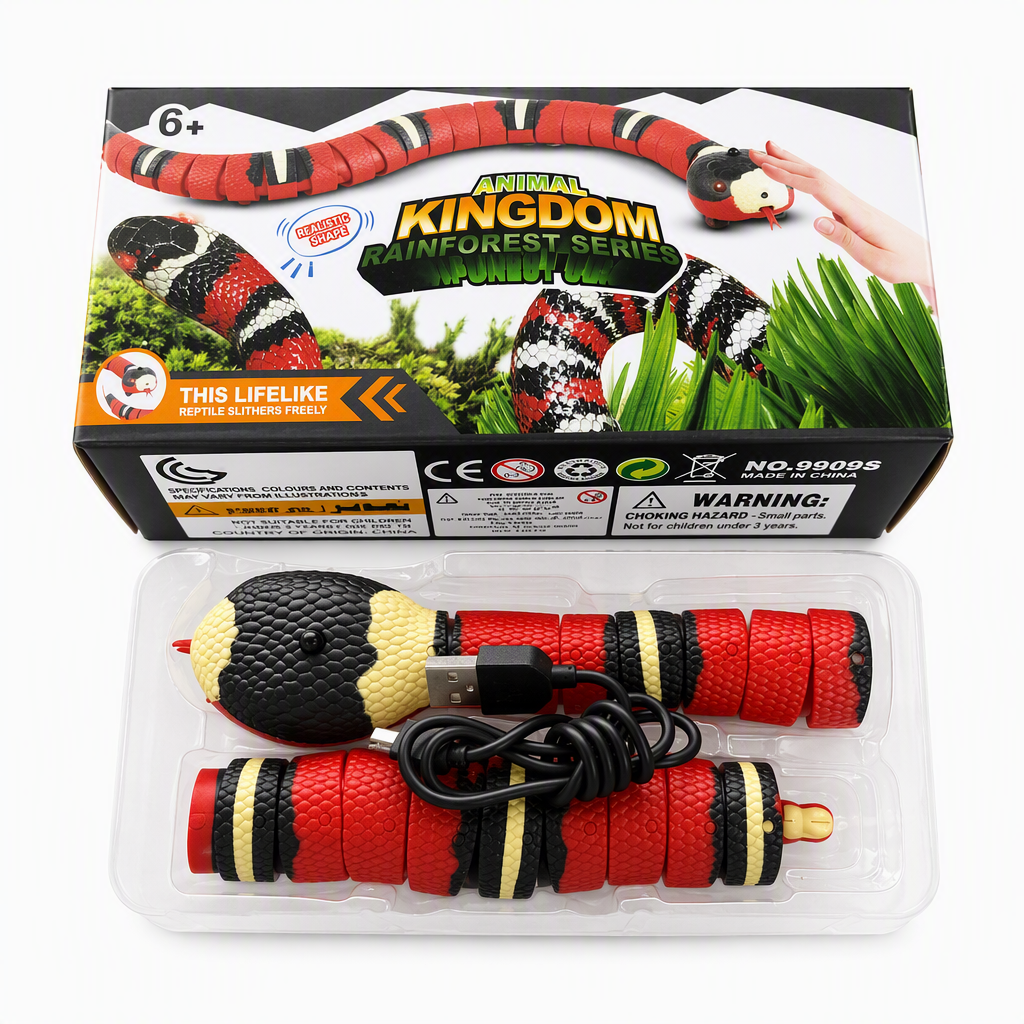 🐍 Smart Sensing Interactive Snake Toy Smart Obstacle Avoidance 🎮