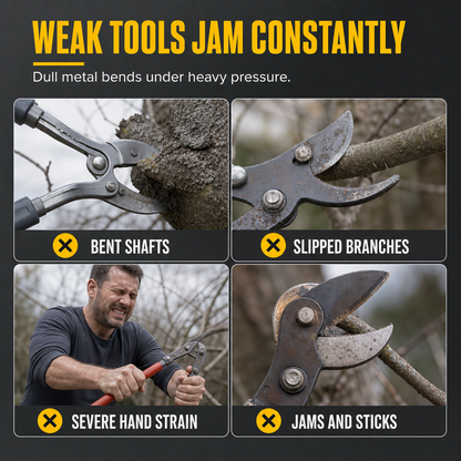 ⏳Time-Limited Special⏰Heavy Duty Garden Loppers for Thick Branches Labor Saving Fruit Tree Pruning Shears
