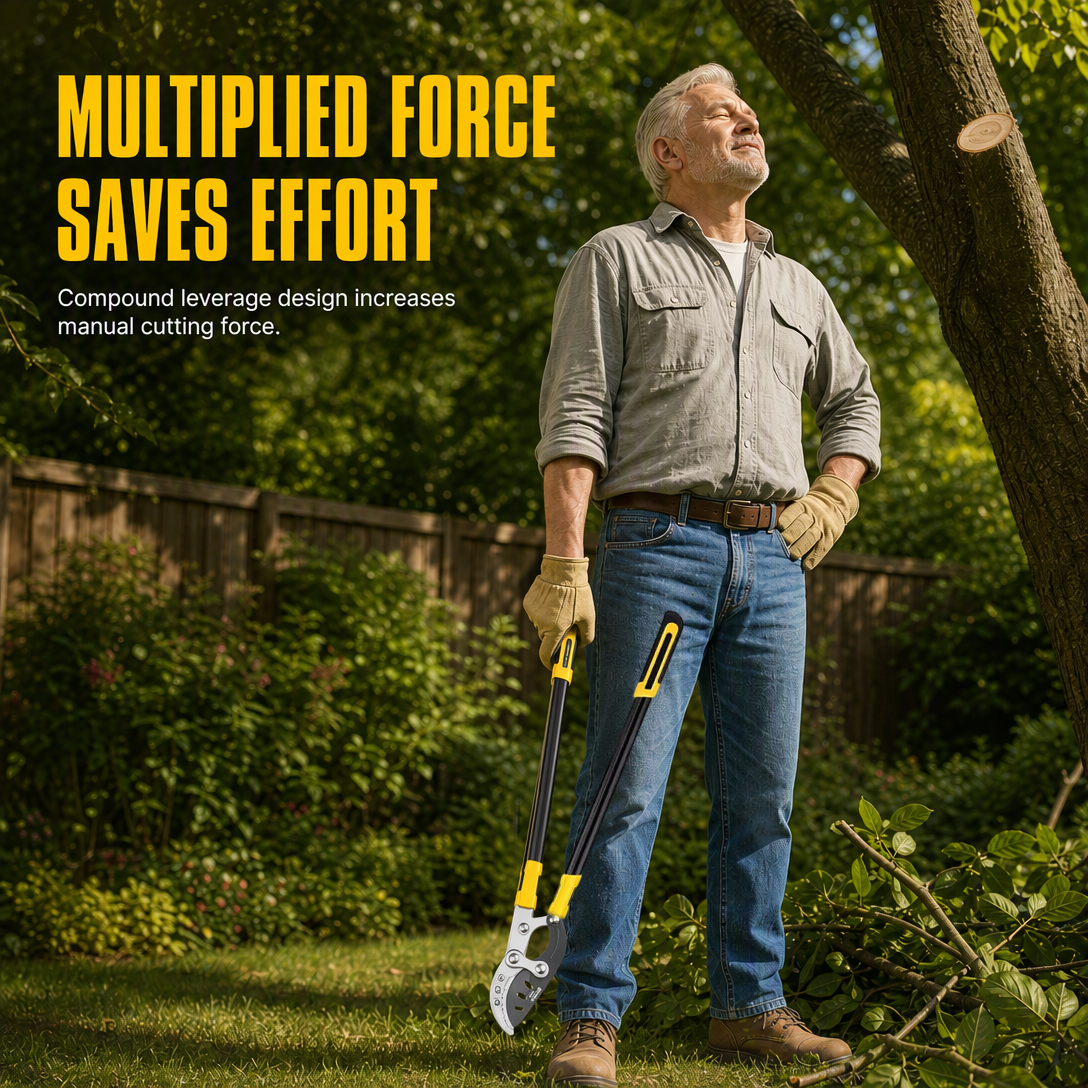 ⏳Time-Limited Special⏰Heavy Duty Garden Loppers for Thick Branches Labor Saving Fruit Tree Pruning Shears