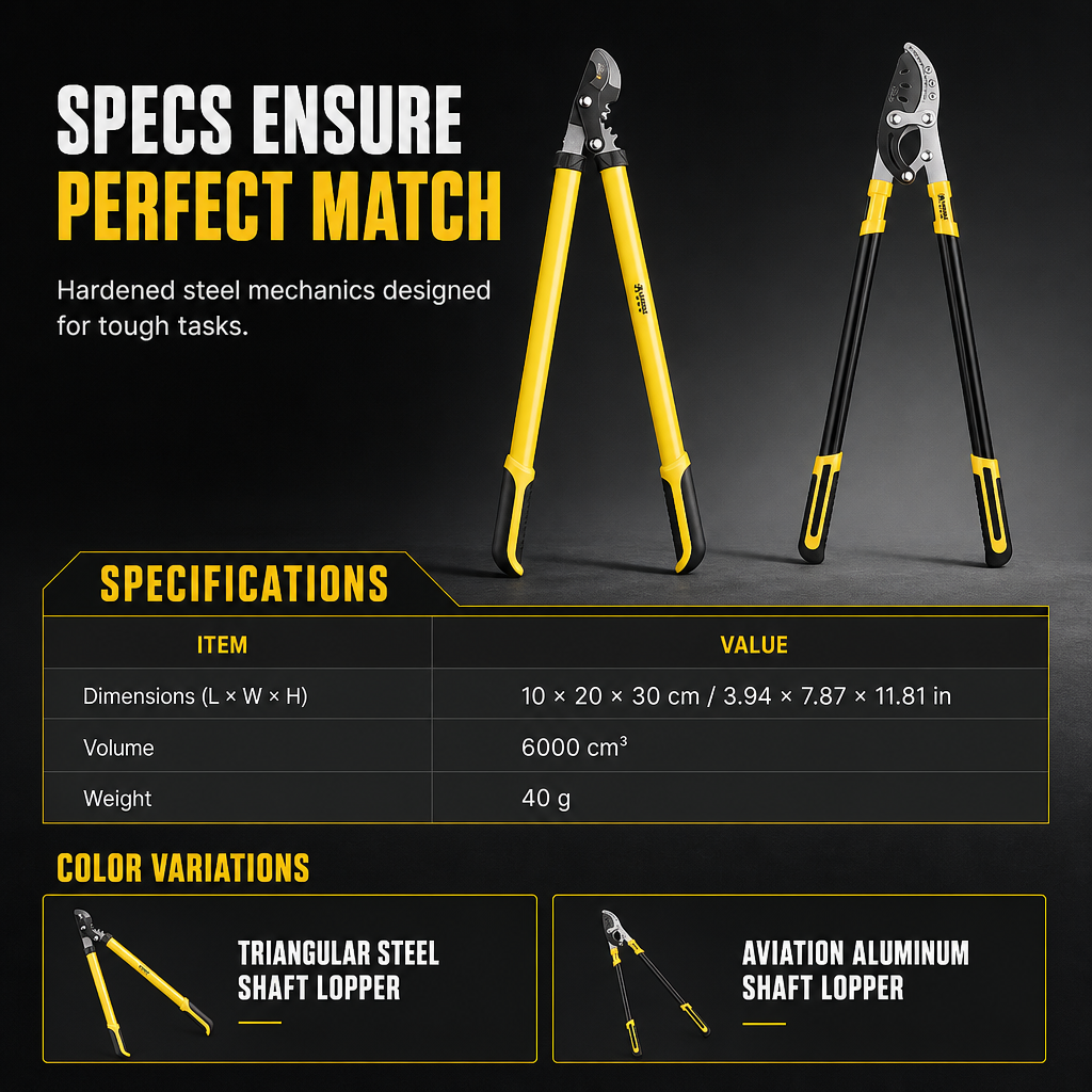 ⏳Time-Limited Special⏰Heavy Duty Garden Loppers for Thick Branches Labor Saving Fruit Tree Pruning Shears