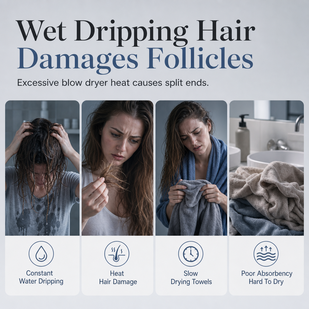 🎀 Rapid Drying Coral Fleece Hair Towel Wrap Absorbent Cap 💧