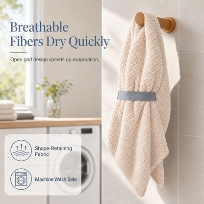 🎀 Rapid Drying Coral Fleece Hair Towel Wrap Absorbent Cap 💧